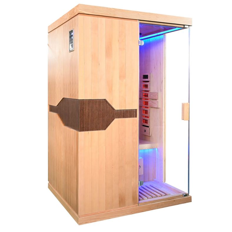 Sauna na podczerwień B2 PR 2-osobowa 120 × 105 cm