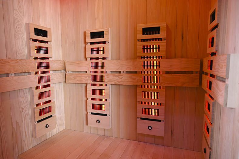 Sauna na podczerwień B2 PR 2-osobowa 120 × 105 cm