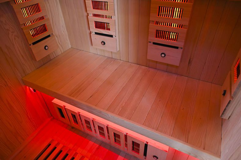 Sauna na podczerwień B2 PR 2-osobowa 120 × 105 cm