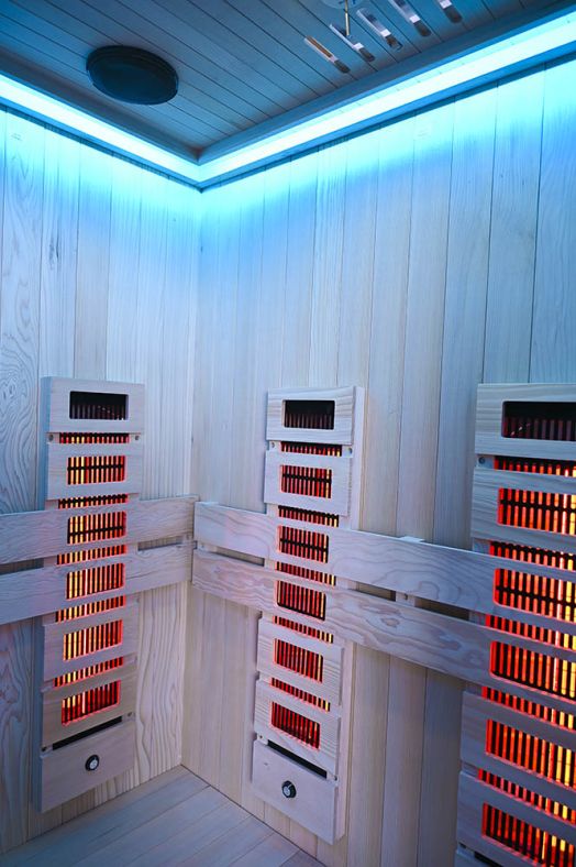 Sauna na podczerwień B2 PR 2-osobowa 120 × 105 cm