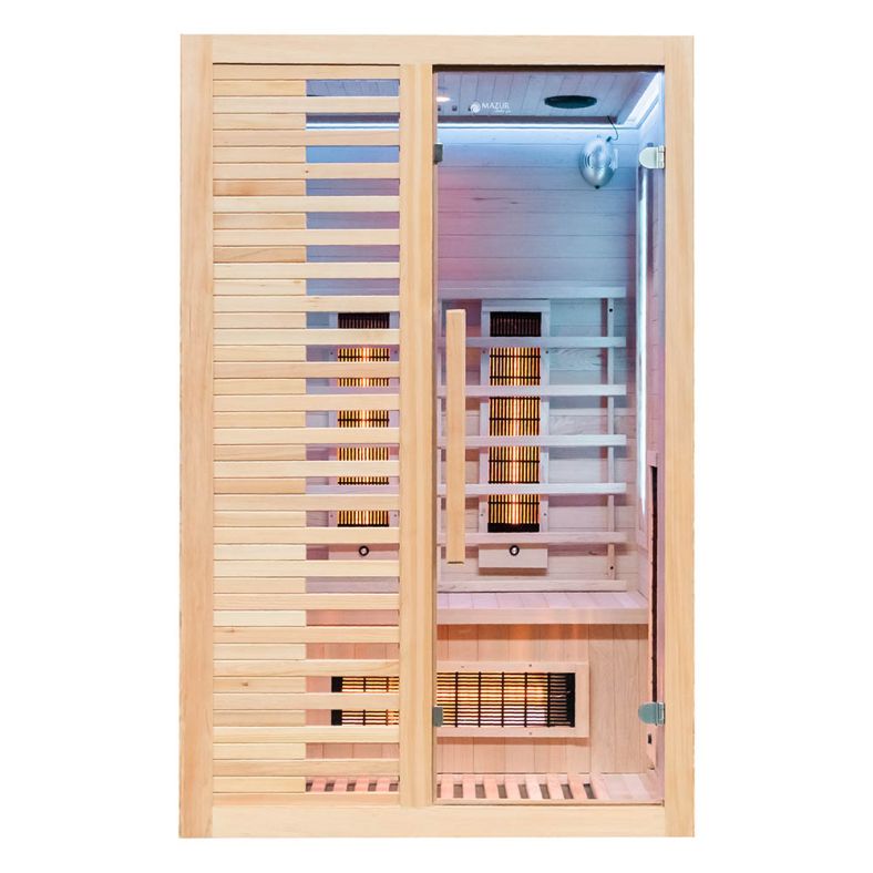 Sauna na podczerwień C z kamieniem solnym