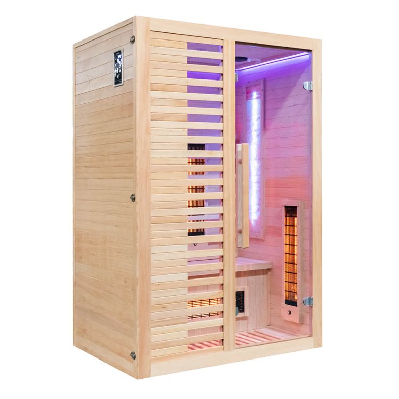 Sauna na podczerwień C z kamieniem solnym