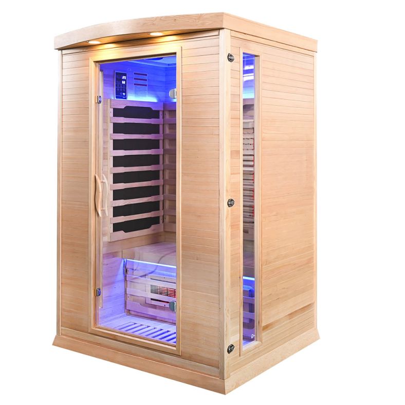Sauna na podczerwień CP2 PR 2-osobowa 120 × 105 cm