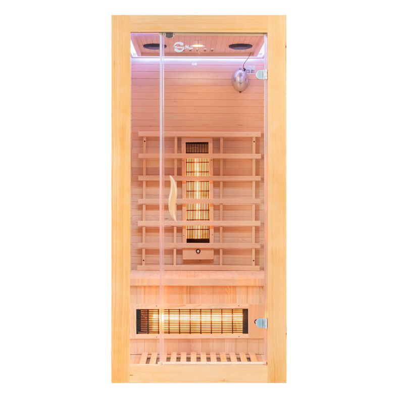 Sauna na podczerwień jednoosobowa EA1R 90 × 90 cm