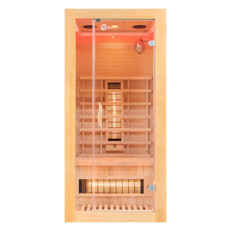 Sauna na podczerwień jednoosobowa EA1R 90 × 90 cm