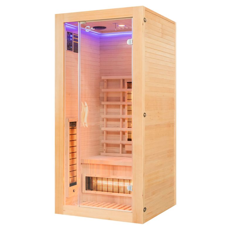 Sauna na podczerwień jednoosobowa EA1R 90 × 90 cm
