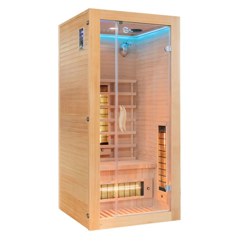 Sauna na podczerwień jednoosobowa EA1R 90 × 90 cm