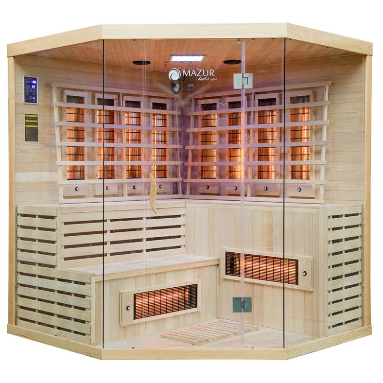Sauna na podczerwień narożna EA CR