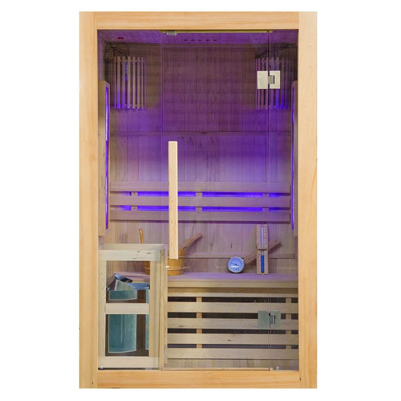 Sauna sucha z piecem EA prostokątna