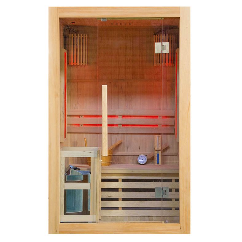 Sauna sucha z piecem EA prostokątna