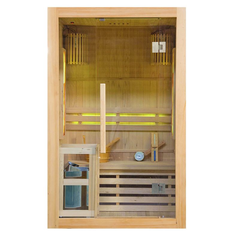 Sauna sucha z piecem EA prostokątna