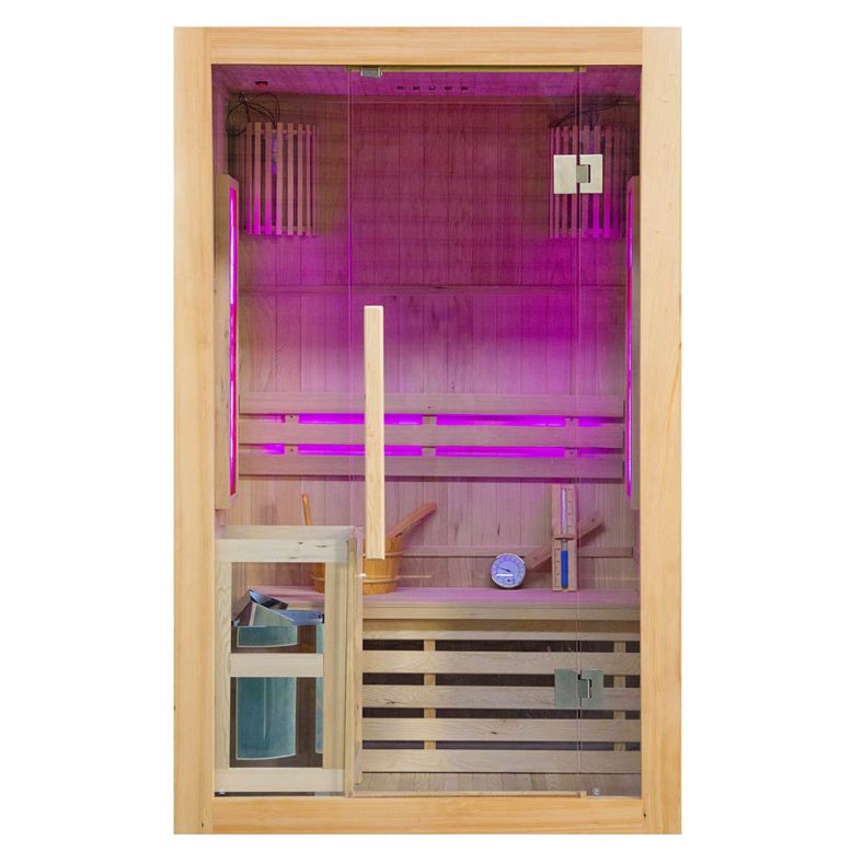 Sauna sucha z piecem EA prostokątna