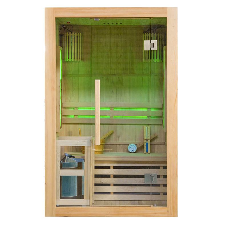 Sauna sucha z piecem EA prostokątna
