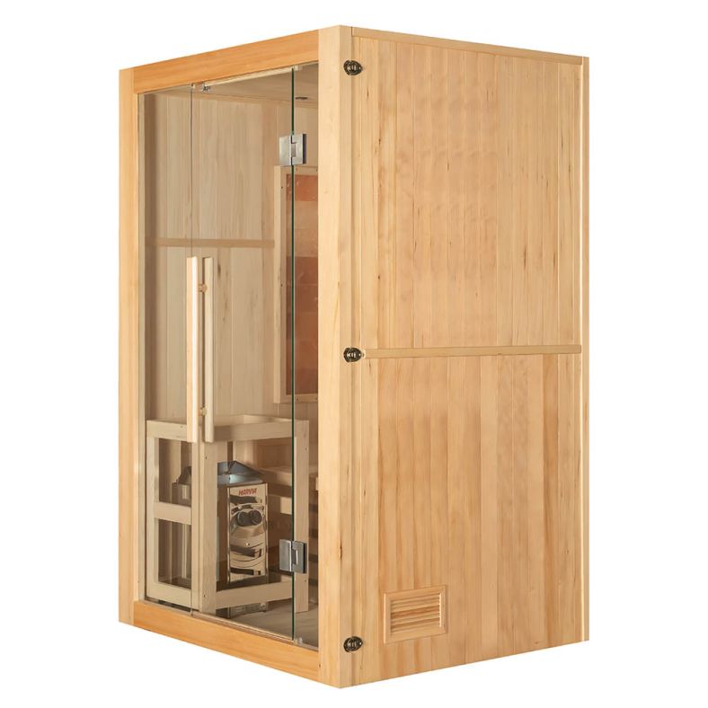 Sauna sucha z piecem EA prostokątna