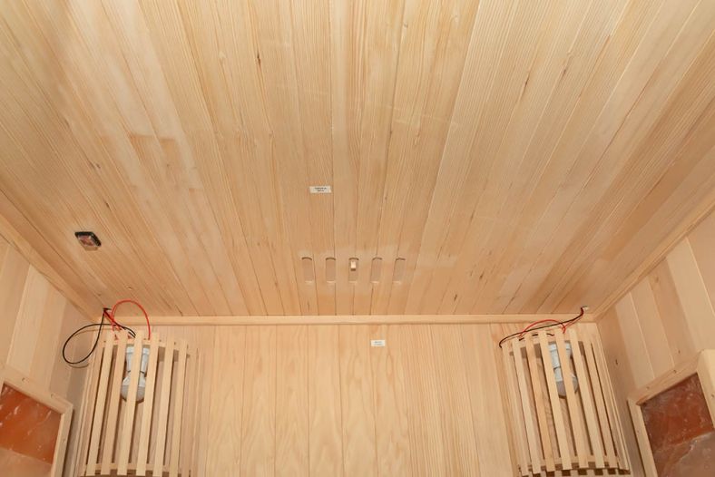 Sauna sucha z piecem EA prostokątna