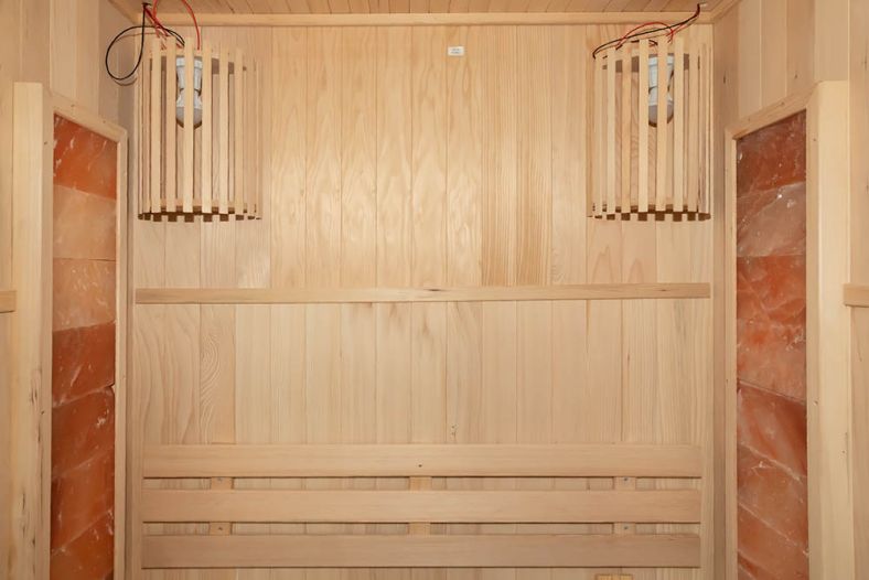 Sauna sucha z piecem EA prostokątna