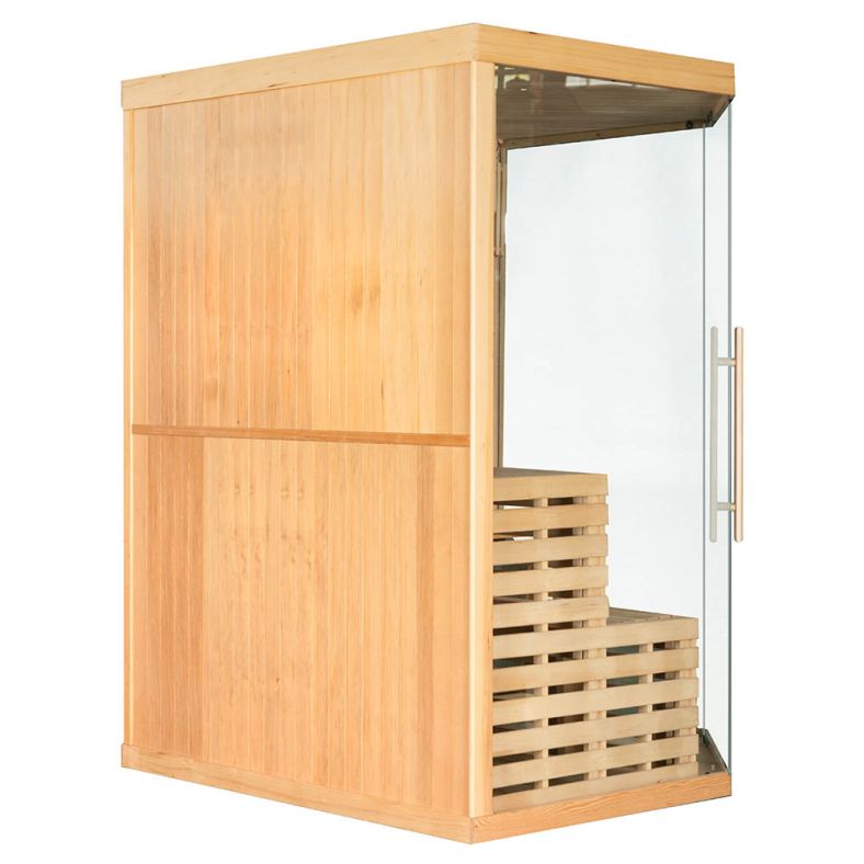 Sauna sucha z piecem EA narożna