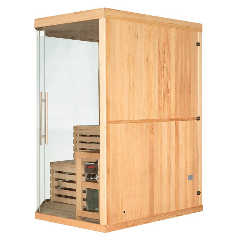 Sauna sucha z piecem EA narożna