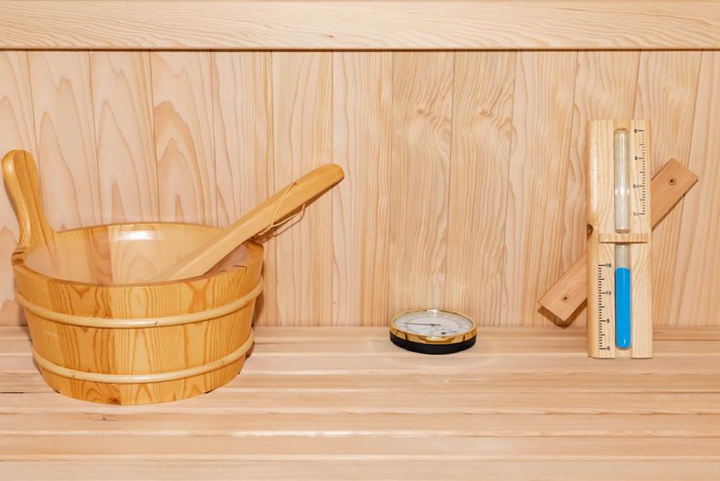 Sauna sucha z piecem EA3S XL 3-osobowa 150 × 150 cm