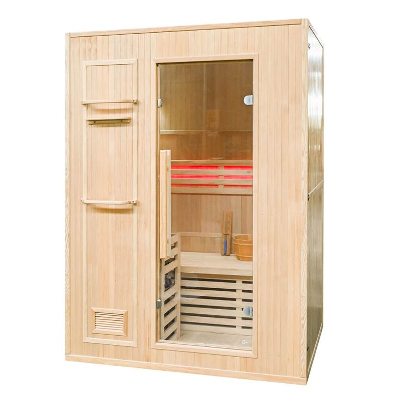 Sauna sucha z piecem EN z izolacją ścian