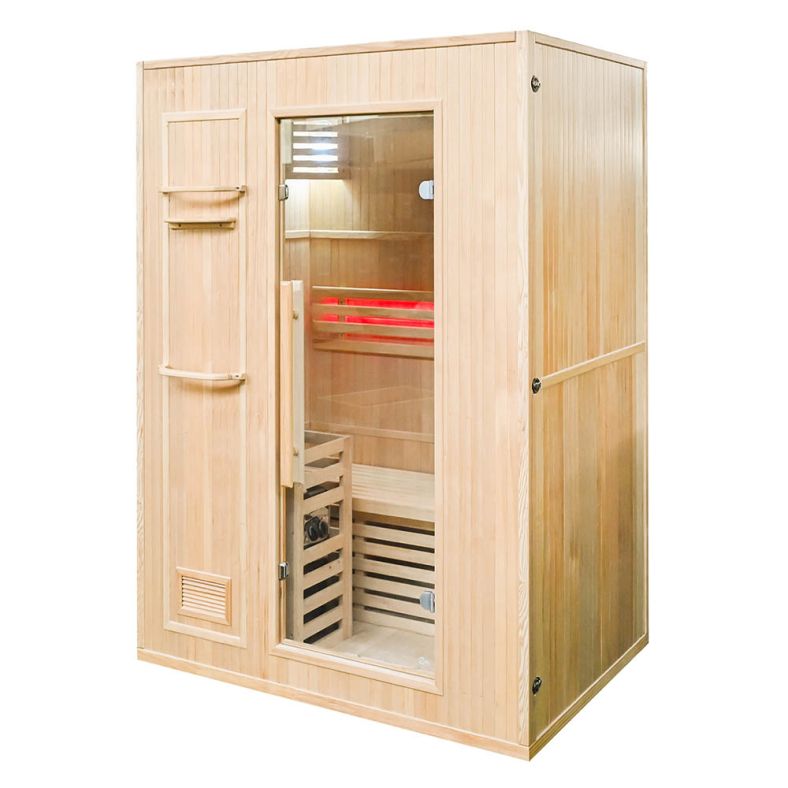 Sauna sucha z piecem EN z izolacją ścian