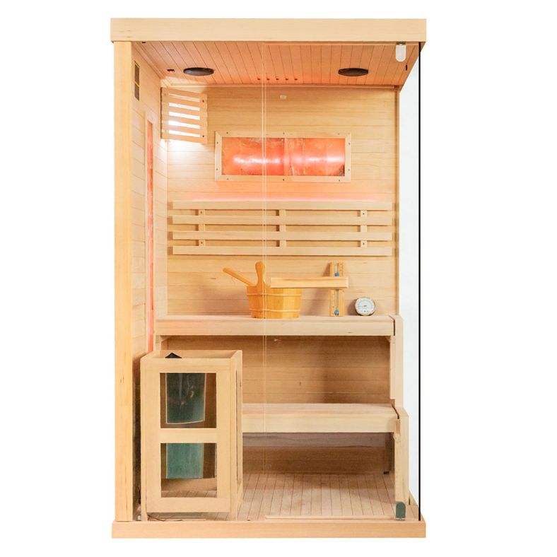 Sauna sucha z piecem EP2S 2-osobowa – wersja lewa lub prawa