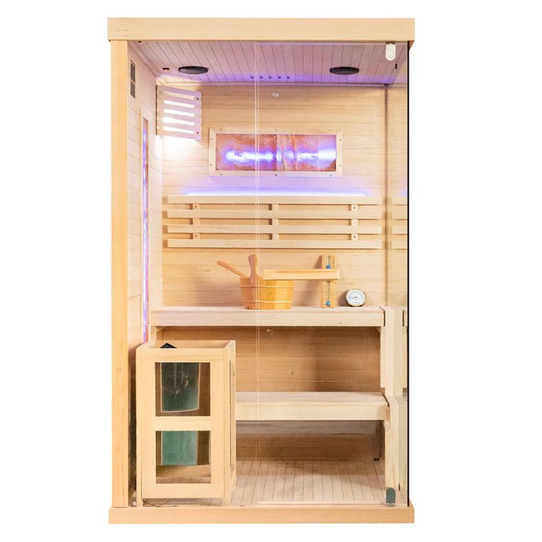 Sauna sucha z piecem EP2S 2-osobowa – wersja lewa lub prawa