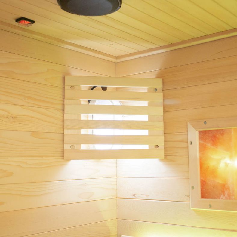 Sauna sucha z piecem EP2S 2-osobowa – wersja lewa lub prawa