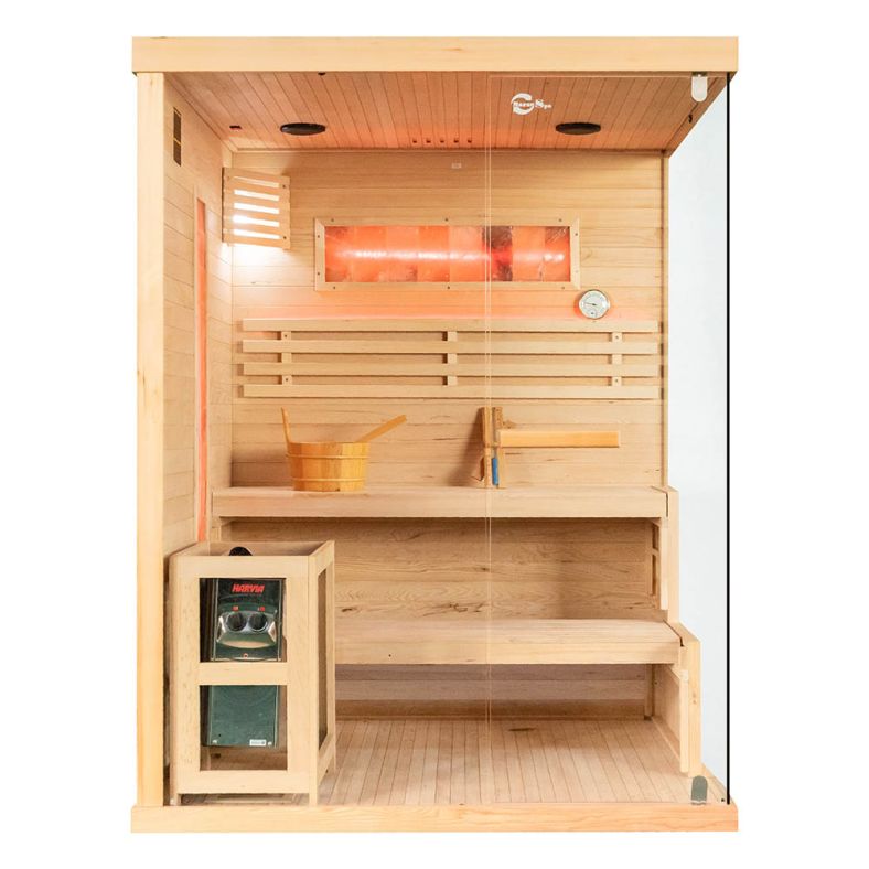 Sauna sucha z piecem EP prostokątna – wersja lewa lub prawa