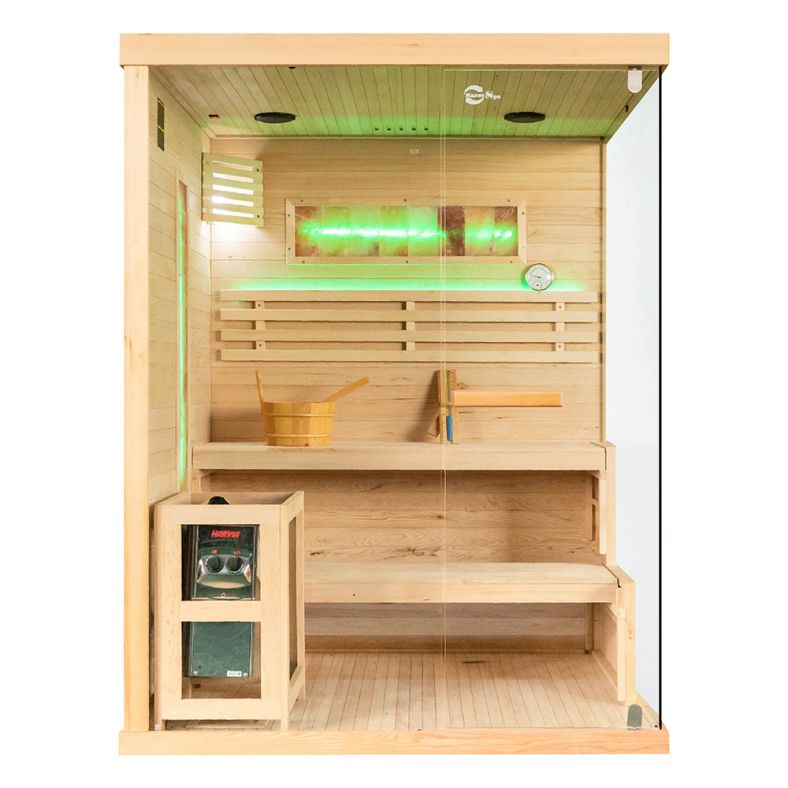 Sauna sucha z piecem EP prostokątna – wersja lewa lub prawa
