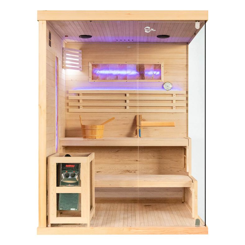 Sauna sucha z piecem EP prostokątna – wersja lewa lub prawa