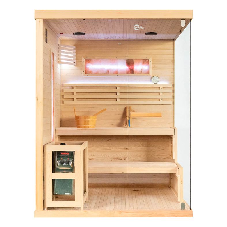 Sauna sucha z piecem EP prostokątna – wersja lewa lub prawa