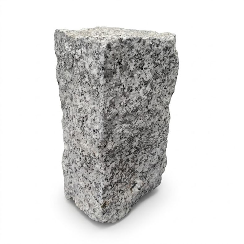 Palisada granitowa szara łupana 10/10/20 cm