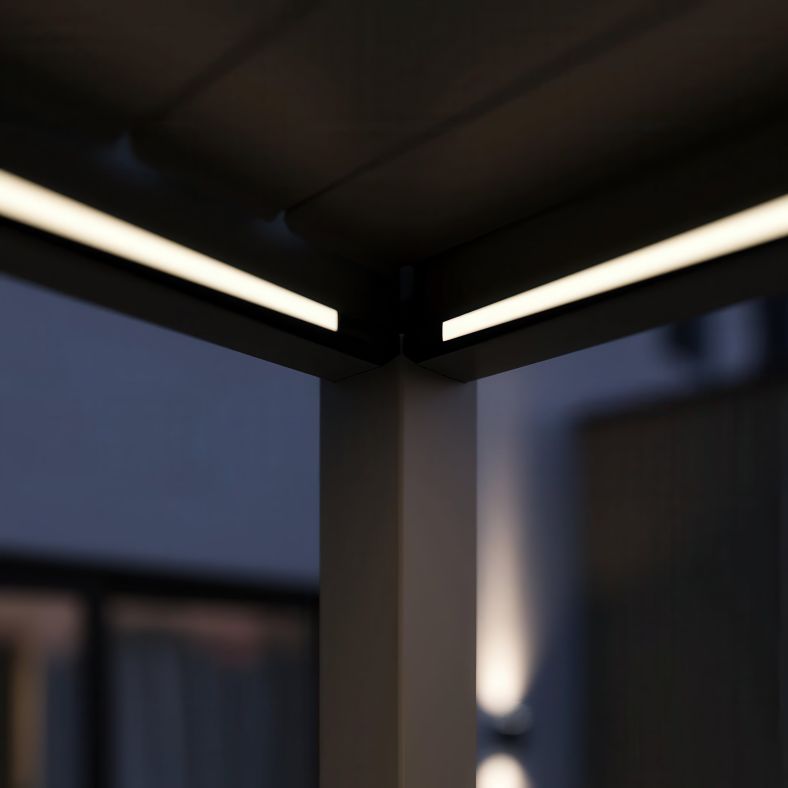 Pergola elektryczna Elite Lux Horizon AUTOMATIC z oświetleniem LED
