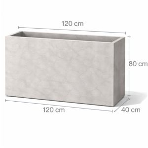 Donica betonowa 120x40x80