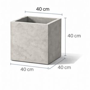 Donica betonowa 40x40x40