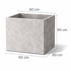 Donica betonowa 60x60x60