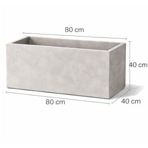 Donica betonowa 80x40x40