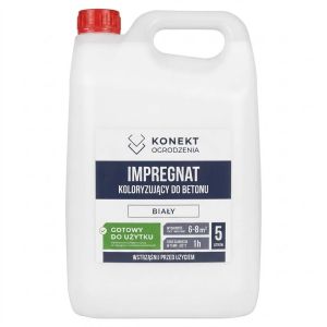 Impregnat koloryzujący biały konekt 5L
