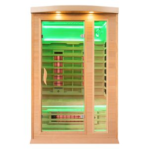 Sauna na podczerwień A2 PR 2-osobowa 120 × 105 cm