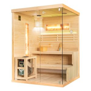 Sauna sucha z piecem EP prostokątna – wersja lewa lub prawa