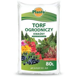 Torf ogrodniczy kwaśny ziemia Planta 80L