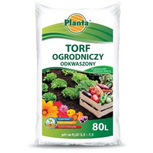 Torf ogrodniczy odkwaszony ziemia Planta 80L