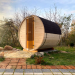 Sauna beczka 2×2